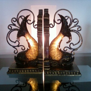 Stunning Fish (Koi?) Bookends