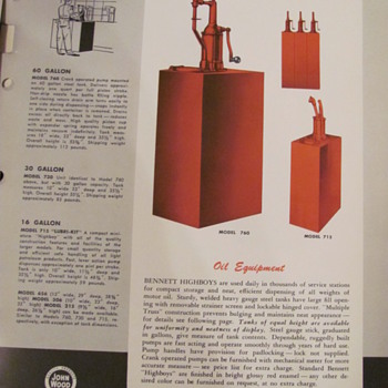 BENNETT "LUBESTERS" & "OIL MERCHANDISER"