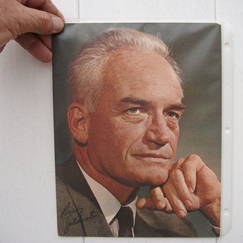 BARRY GOLDWATER PHOTO AND THANK YOU LETTER - Photographs