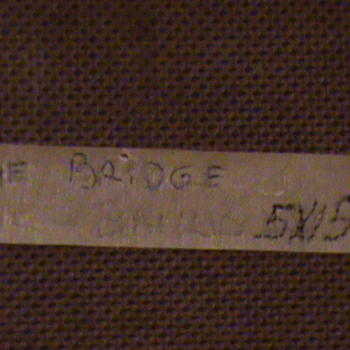 Oil Painting "The Bridge" by H Baird