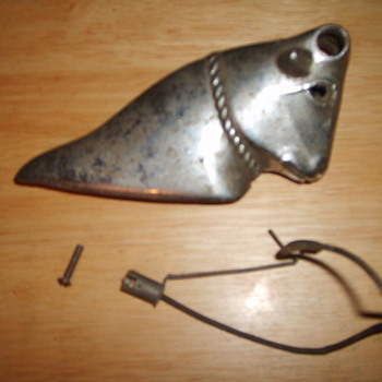 Bull head with light