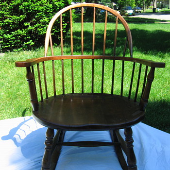 Stickley Windsor Bow Back rocking chair
