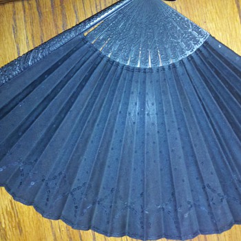 Vintage Tiffany Black Fan