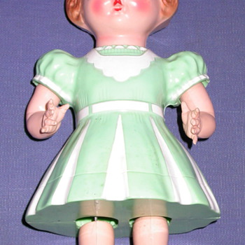 Vintage Wind Up Walking Doll - Dolls
