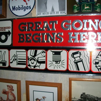 GM service sign - Signs