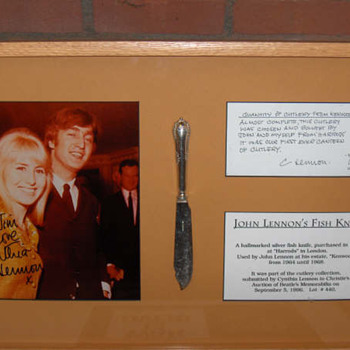 John Lennon's silverware...