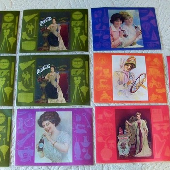 Just found Coca Cola placemats in closet are they worth anything? - Coca-Cola