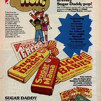 What Ever Happened to the "SUGAR DADDY and how did it get the name?? - Advertising