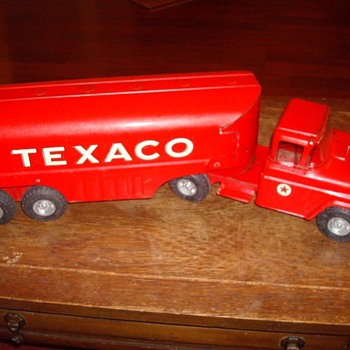 Buddy L Trucks - Fire Trucks, Texaco Tanker, Dump Truck