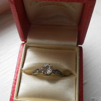 Flea Market Crystal Ring - Costume Jewelry