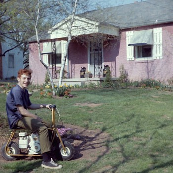 1960's Summer Time With A Mini Bike (What Fun) - Photographs