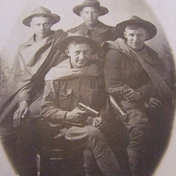 Mexican Border troopers with Colt 1911 pistols