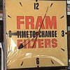 Fram Filters Clock