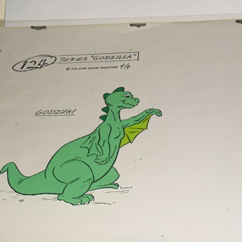 Godzilla (animated series) Model Cel's - Movies