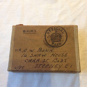 Medal posted box  - Military and Wartime
