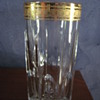 Crystal glass with Gold trim