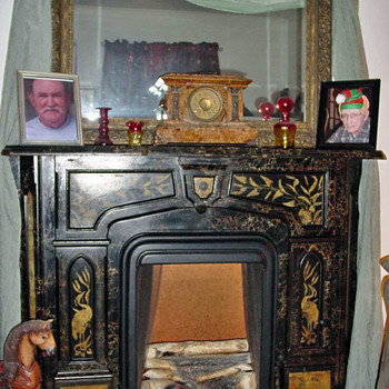 late 1800's or early 1900's fire place - Furniture