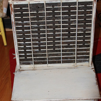 Antique receipt cabinet - Furniture
