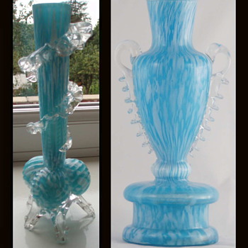 Welz Ribbed Tri-Ball Foot - A Unique Design Marker - Art Glass