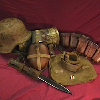 WW II German Tropical Web Equipment - Military and Wartime