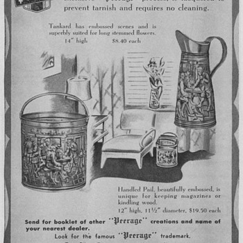 1950 Peerage Advertisement - Advertising