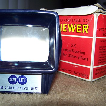 Acme-Lite Hand & Table Top Viewer No. 77 - Cameras