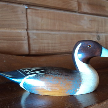 TD Hooper limited edition,1985, pair of duck decoys - Folk Art