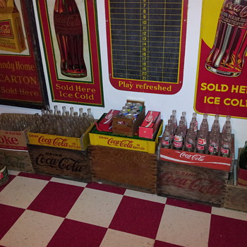 Yellow Plastic Coke Crate