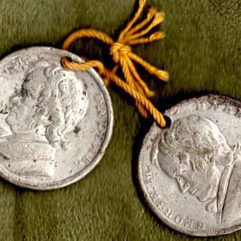 James Polk, George Dallas token - Advertising