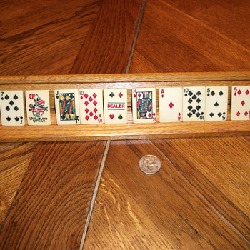 Mini ivory bridge game cards - looking for info.