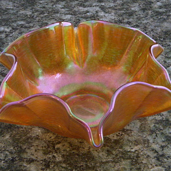 Loetz or Kralik Bowl - Art Glass