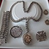 Classic set Sterling Silver Victorian jewelry.