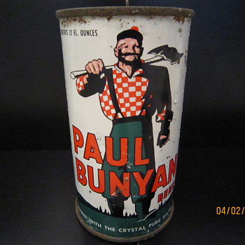 Paul Bunyan Beer Can - Breweriana