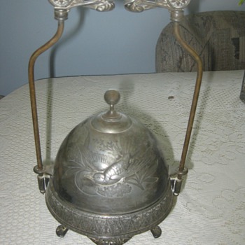 Mystery dated Meriden butter dish???