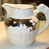 Wedgwood silver resist hunting pitcher.