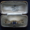 Gorgeous Antique Sapphire/Diamond Pin