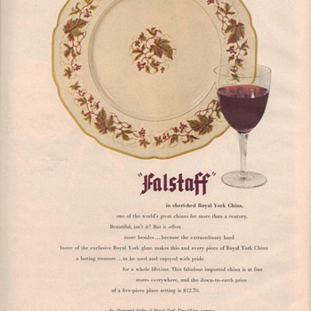 1950 Royal York China Advertisement