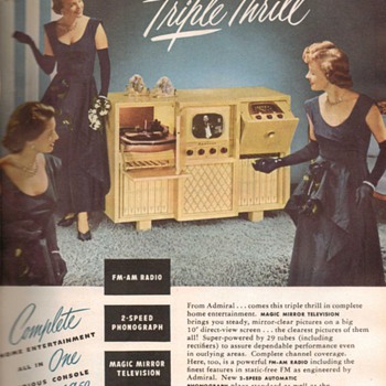 1948 - Admiral Television Advertisement