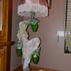Lady in Grapevine floor lamp