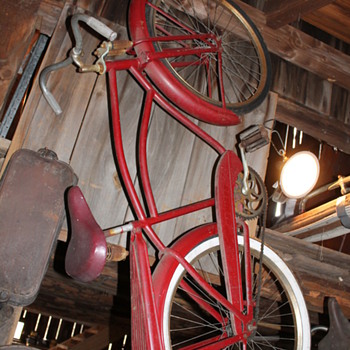 1941 firestone supercruiser and a ashford new england tandem bike 
