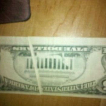 $5 error - US Paper Money