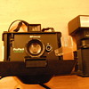 Late 1970's Polaroid ProPack camera with flash