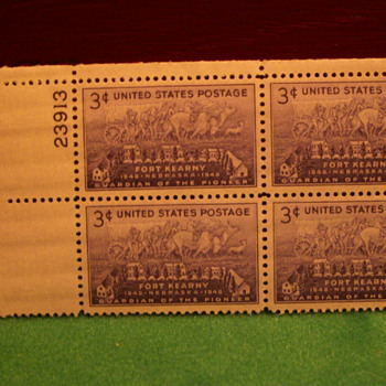 1948 Fort Kearny 3¢ Stamps - Stamps