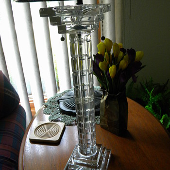 Anyone know who made this candlestick - Glassware