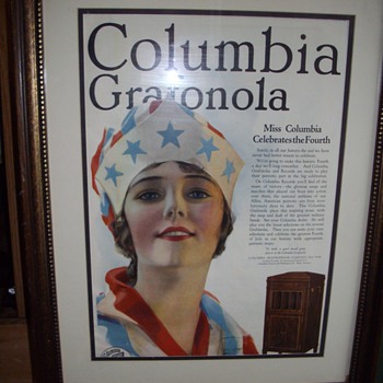 July 1919 Columbia Grafonola magazine advertisement.