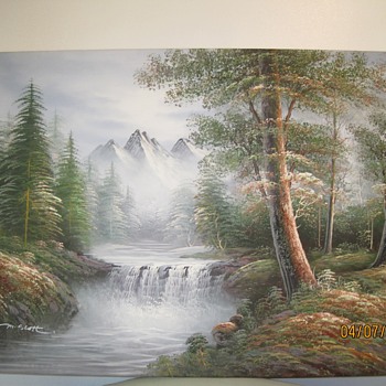 2 M. Scott Raised Relief Paintings - Visual Art