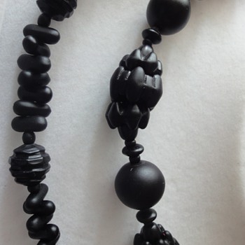 Two Victorian Mourning necklaces