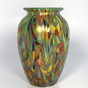 Loetz Ausführung 237 Vase. 5" tall. Circa 1925 - Art Glass