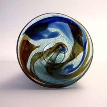 Spontana Bowl and Vase by Bengt Orup for Johansfors - Art Glass