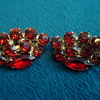 Unsigned Clip On Earrings